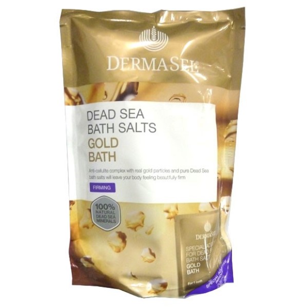 derma sel derma sel Dead Sea Bath Salt Gold Bath PaksWholesale