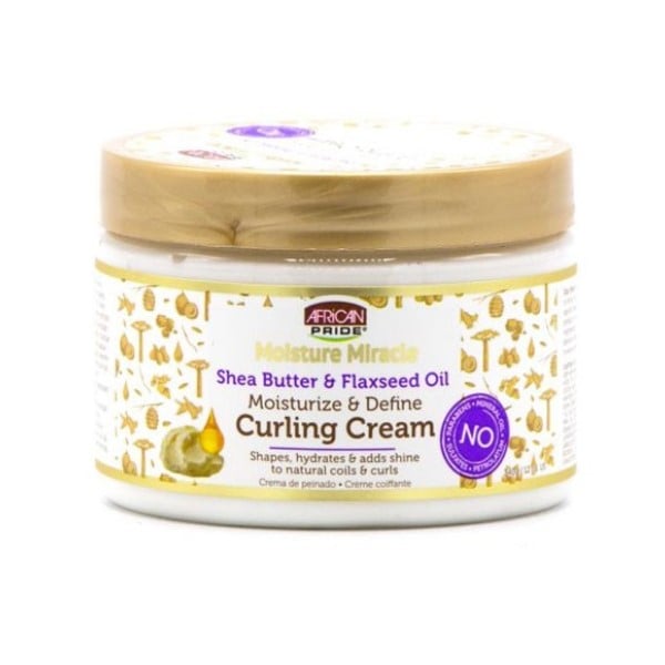 African Pride Moisture Miracle Shea Butter And Flaxseed Oil Curling