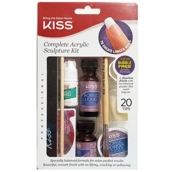 artificial nails Kiss Complete Acrylic Sculpture Kit AK100